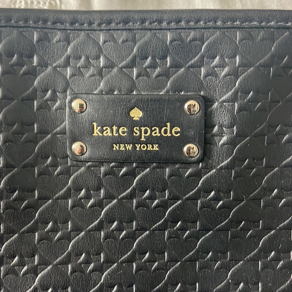 Kate spade embossed black tote - Picture 2 of 6